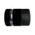 Midland Metal Pipe Nipple, 3 Nominal, NPT x Groove End Style, 3 Length, SCH 40 Schedule, 200 to 150 deg F, Seam 57201TV